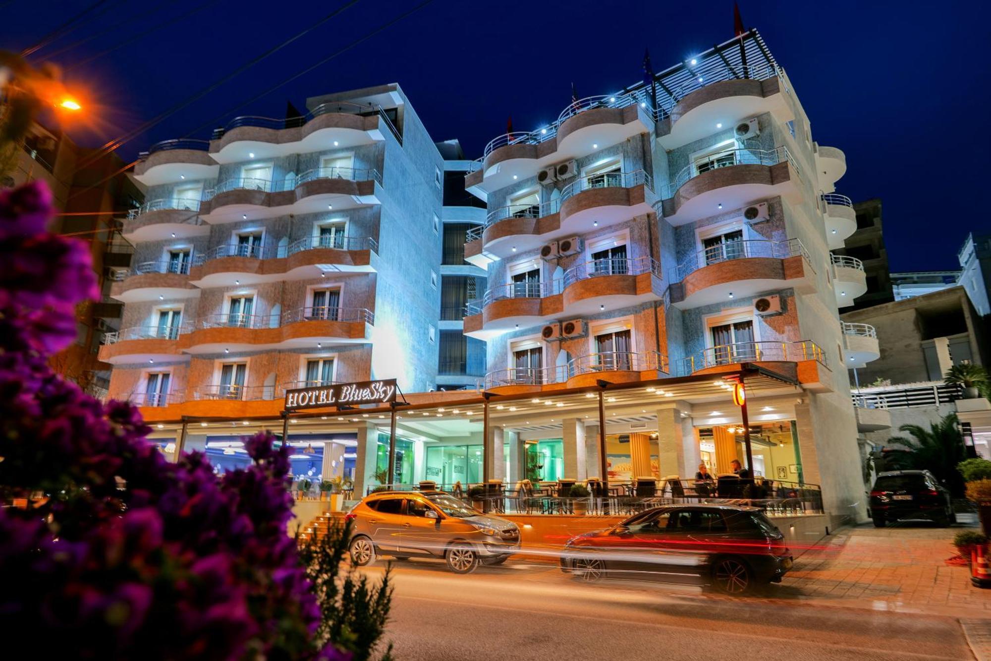 Hotel Blue Sky Sarande Exterior photo