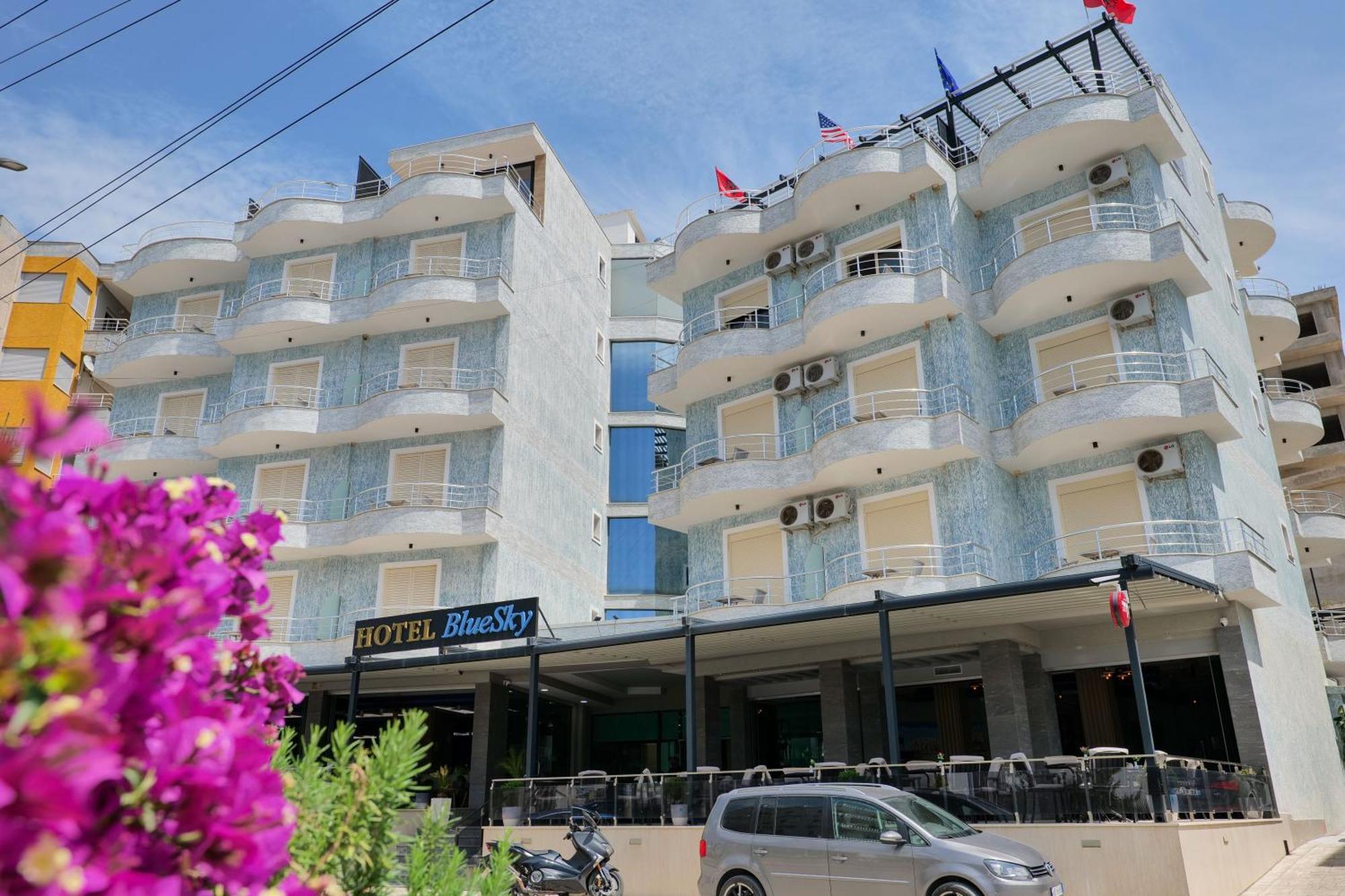 Hotel Blue Sky Sarande Exterior photo
